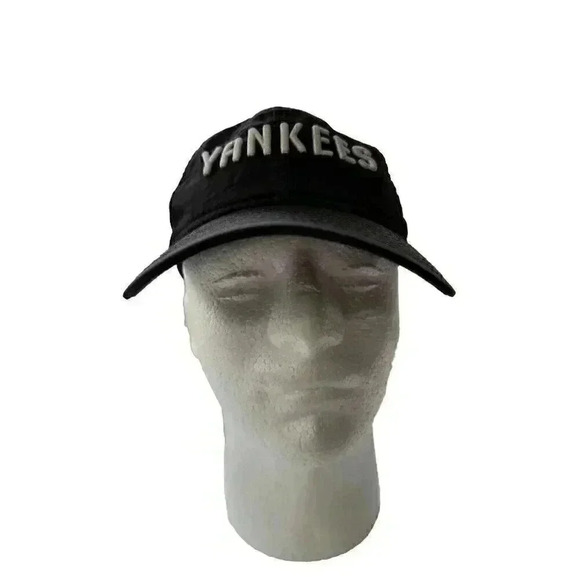 New York Yankees Hat Women or Youth Strapback New Era MLB Baseball Cap blk - Picture 1 of 6